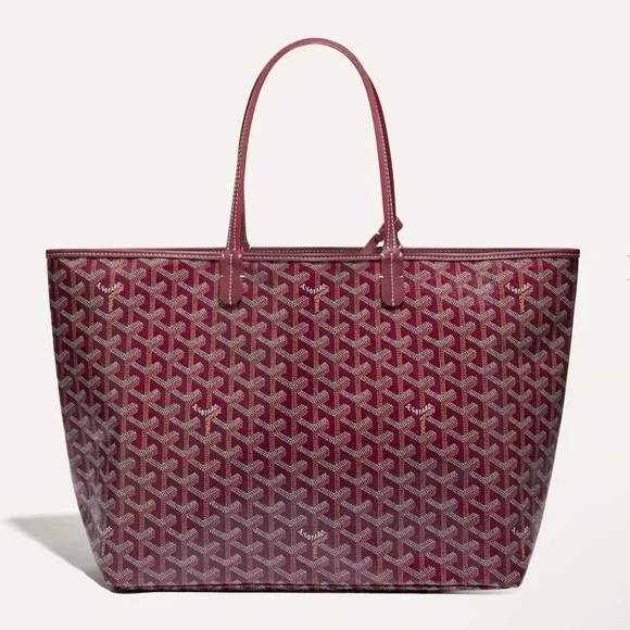 NWT Goyard Saint Louis PM Tote - Burgundy - Picture 2 of 6